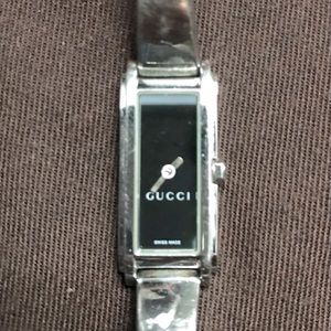 Sleek Gucci bracelet watch